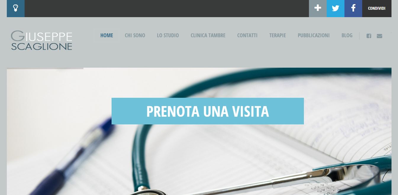 Realizzazione sito web per medici e ginecologi palermo_Scaglione